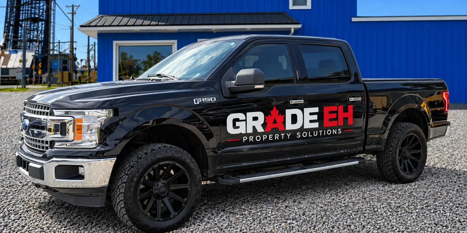 Grade EH Property Solutions branded truck